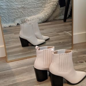 White booties